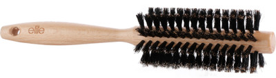 

Elite Models (France) Wooden Blow Dry Boar Bristle Hair Brush (Brown)