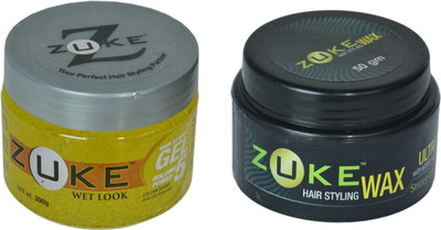 

zuke hair styling gel + wax Gel(350 g)