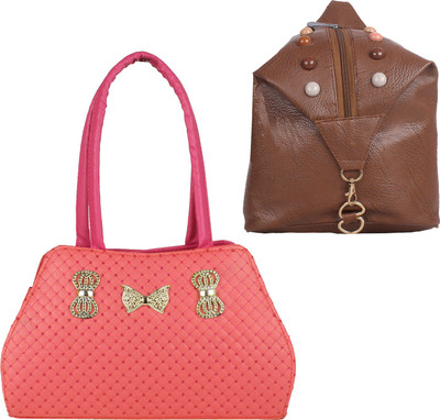 

Fillincart Sling Bag(Pink, Brown), Brown;pink