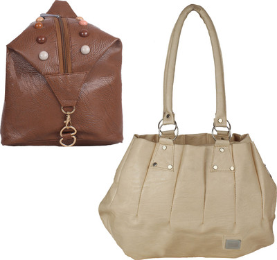 Fillincart Messenger Bag(Beige, Brown)