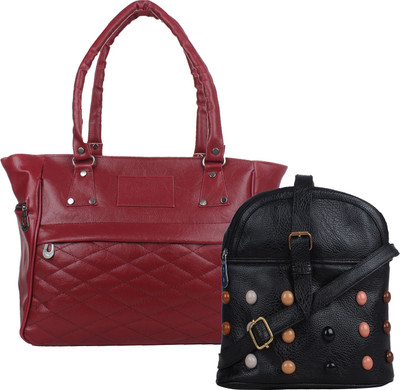 

Fillincart Sling Bag(Maroon, Black), Black;maroon