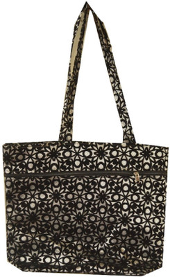 

NavRup Handworks Shoulder Bag(Silver, Black), Black;silver