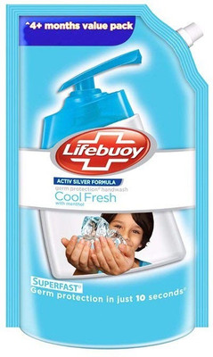

Lifebuoy Cool Fresh Menthol Hand Wash - 750 ml(750 ml, Pouch)