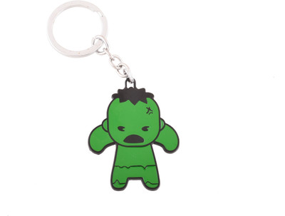 

Techpro Singlesided Metal Hulk Green Key Chain