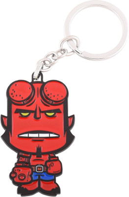 

Techpro Singlesided Metal Red Hellboy Key Chain