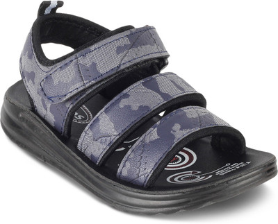 

KITTENS Boys Velcro Sports Sandals(Black