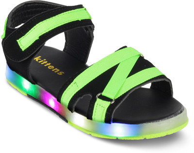 

KITTENS Boys Velcro Sports Sandals(Green