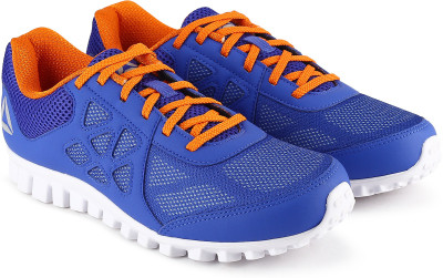 REEBOK Boys Lace Running Shoes(Blue, Acid blue/sandstone/nacho