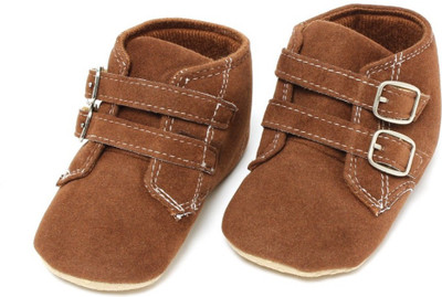 

Little Hip Boutique Boys & Girls Strap Casual Boots(Brown