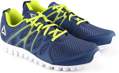 

REEBOK Boys Lace Running Shoes(Blue, Blue/semi solar yellow