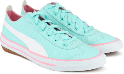 

Puma Boys & Girls Lace Sneakers(Blue, Aruba blue-prism pink-white
