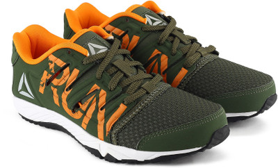 

REEBOK Boys Lace Running Shoes(Green, Primal green/nacho