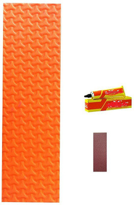 

CW Toe Guard Pack Bat Care (5pc Toe1 +Abrasive Strip +1 Fevibond) for Any Bat (Kashmir Willow Or English Willow) by Cricket World Cricket Kit