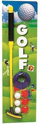 

HAWK Golf Set for Kids & Adults too - Realistic Golf Game Set for Both Indoor & Outdoor use Golf Kit