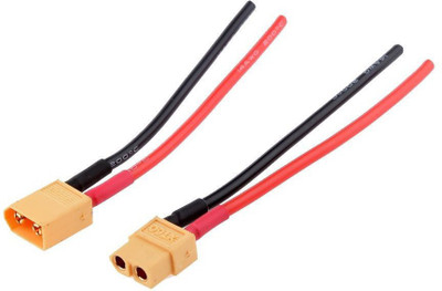 

SunRobotics XT60 Pair Parallel Battery Connectors 3.5mm 14AWG Male Female Plug(Red, Black)