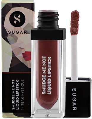 

Sugar Smudge Me Not Liquid Lipstick 4.5 ml (14 Teak Mystique)((14 Teak Mystique))