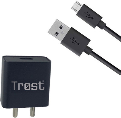 TROST Wall Charger Accessory Combo for Vivo V7 Plus(Black)