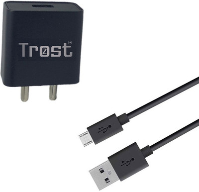 TROST Wall Charger Accessory Combo for Samsung Galaxy J6(Black)