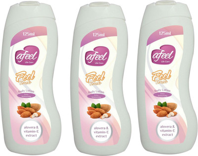 

Afeel Feel Touch Body Lotion 125ml (Pack of 3)(375 ml)
