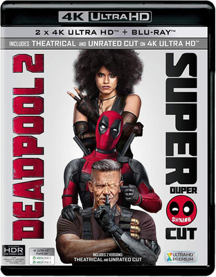 

Deadpool 2 + Super Duper Cut (Unrated) (4K UHD & HD) (3-Disc)(4K(UHD) Blu-ray English)