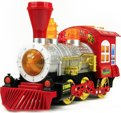 

Skywalk Bubble Engine Train Toy with Music, Lights, Real Action with Bubble Bottle for Long Funtime(Multicolor)