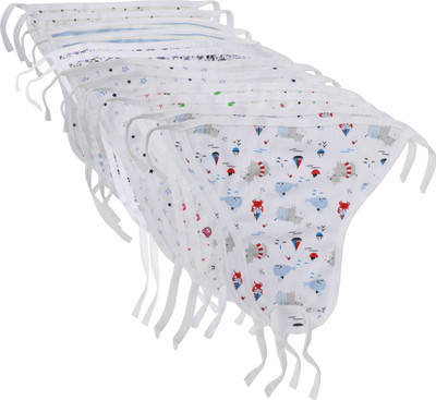 

Chirsh Baby Washable Reusable Cotton Nappies/Cloth Diaper(Pack Of 12) (0-6 Months, Multicolor