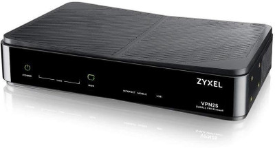 

Zyxel VPN Firewall Router for Small Offices with 850Mbps SPI Firewall | 35 Mbps VPN | 20 IPSec/L2TP VPN | TR069 | Multi WAN | DHCP (VPN2S) Network Switch(Black)