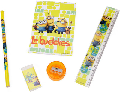 

Minion Minions 5 PCS STATIONERY SET OPP BAG Pencil(Multicolor)