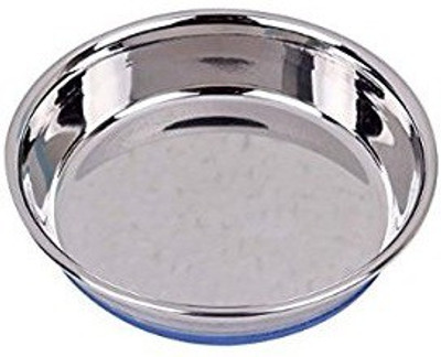 

Aqua round Steel Pet Bowl(500 ml Silver)