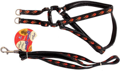 

Wuff Wuff Dog Harness & Leash(, MULTICOLOR