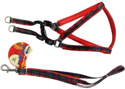 

Wuff Wuff Dog Harness & Leash(, MULTICOLOR