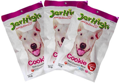 

JerHigh Treats Cheese 210 g Dry Dog Food(Pack of 3)