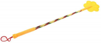

SRI High Quality Printed Paw Shape Design Colourful Dog Cat Puppy Training Stick (Yellow) Plastic Stick For Dog