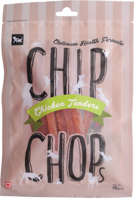 

Chip Chops Chicken Tenders Slice, 70 g Pack of 2 Chicken Dog Treat(140 g, Pack of 2)