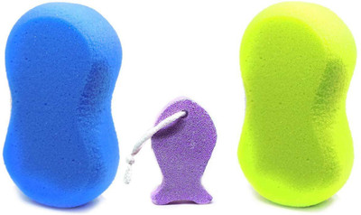 Raaya Pumice Stone With Sponge For Bathing For Male & Female