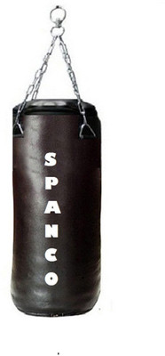

SPANCO 3.0 Feet Long, SRF - STANDARD Material, Black color Filled with Hanging Chain Hanging Bag(3.0, 36 kg)