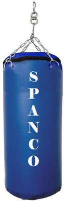

SPANCO 3.0 Feet Long, SRF - STANDARD Material, Blue Color, Filled with Hanging Chain Hanging Bag(3.0, 36 kg)