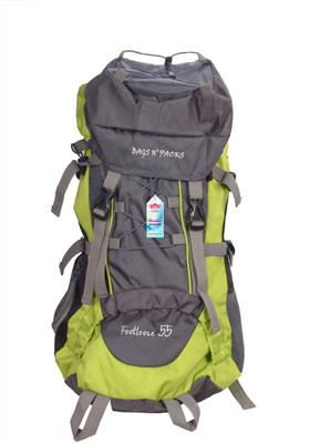 

C4U GREEN&GREYBackNPackRucksack-55LTR Rucksack - 55(Green, Grey)