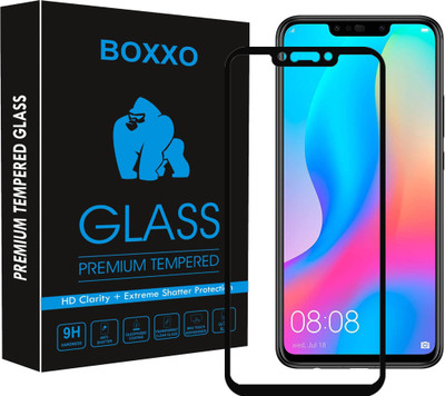 Boxxo Edge To Edge Tempered Glass for Huawei Nova 3i(Pack of 1)
