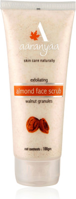 

Aaranyaa Exfoliating Almond Face Scrub with Walnut Granules & Sweet Almond Oil Scrub(100 g)
