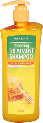 

Watsons Imported Repairing Treatment Shampoo For Dry And Permed Hair With HONEY For Women And Men(400 ml)