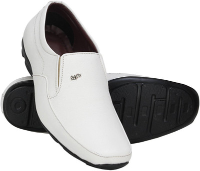 

Zixer Office Shoes Corporate Casuals For Men(White