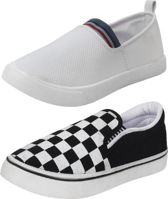 

Sporter 717-775 Slip On Sneakers For Men(White, Black, Multicolor