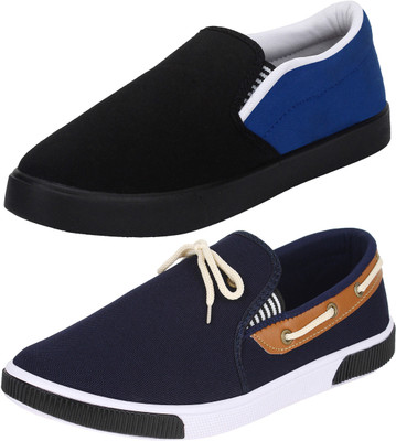 

Sporter 768-417 Slip On Sneakers For Men(Black, Blue, Multicolor