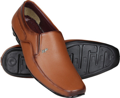 

Zixer Office Shoes Slip On For Men(Tan