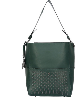 

Fiona Trends Women Casual Green PU Sling Bag