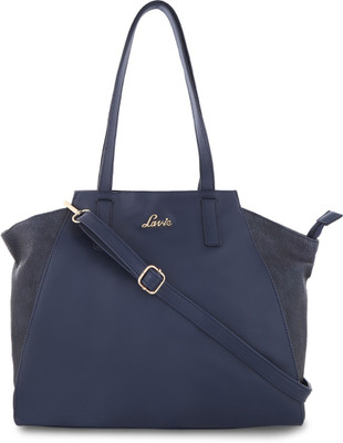 

Lavie Women Evening/Party Blue Leatherette Sling Bag