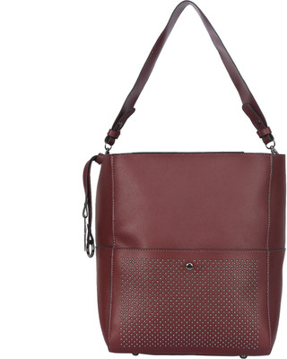 

Fiona Trends Women Casual Maroon PU Sling Bag