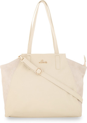

Lavie Women Evening/Party Beige Leatherette Sling Bag