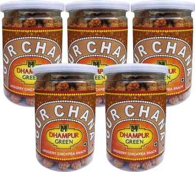 

Dhampur Green Gur Chana ( Pack of 5 )(200 g)